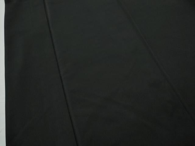 平和屋着物●男性　黒紋付・羽織セット　正絹　逸品　CAAU1601yc
