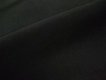 平和屋着物●男性　黒紋付・羽織セット　正絹　逸品　CAAU1601yc