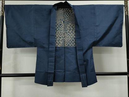 平和屋着物●男性 本場大島紬 アンサンブル 80亀甲 総詰め 正絹 逸品 未使用 CAAU1603yc