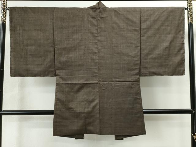 平和屋着物●男性 本場大島紬 アンサンブル 吉祥文 正絹 逸品 未使用 CAAU1607yc