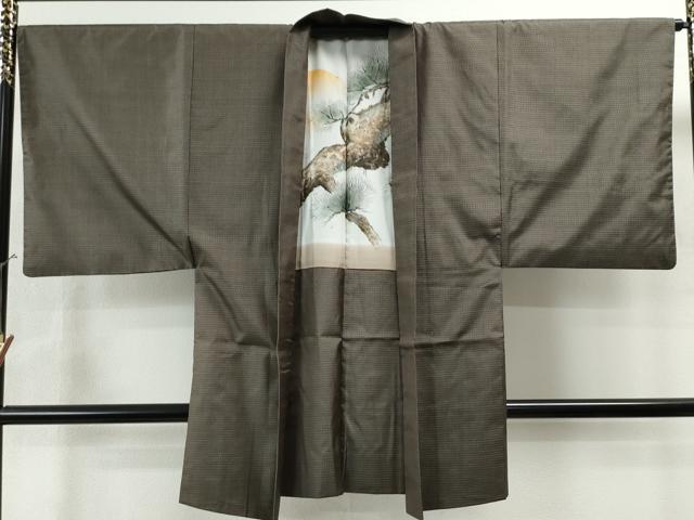 平和屋着物●男性 本場大島紬 アンサンブル 吉祥文 正絹 逸品 CAAU1610yc