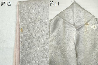 平和屋着物●創業460年・千總 訪問着 駒刺繍 絞り 地紙枝花文 金彩 高島屋扱い 正絹 逸品 CAAU1611yc