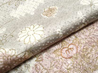 平和屋着物●創業460年・千總 訪問着 駒刺繍 絞り 地紙枝花文 金彩 高島屋扱い 正絹 逸品 CAAU1611yc