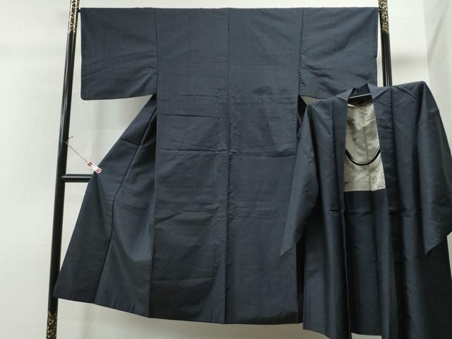 平和屋着物●男性 紬 アンサンブル 吉祥文 正絹 逸品 CAAU1626yc