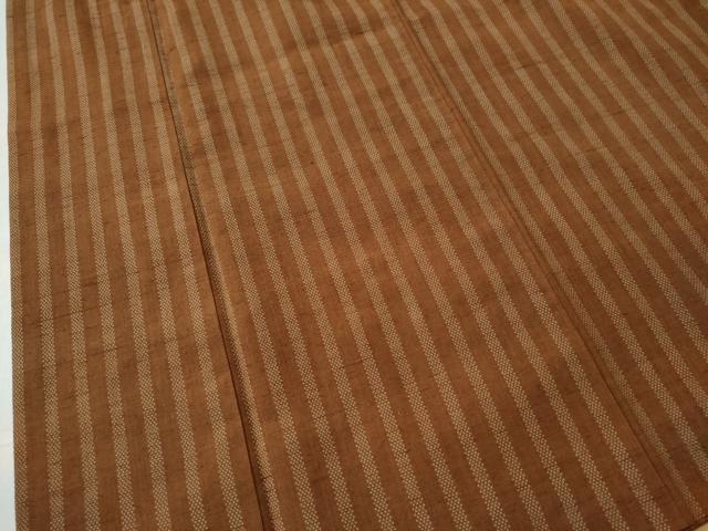 平和屋着物●上質な紬 縞 正絹 逸品 CAAU1673yc