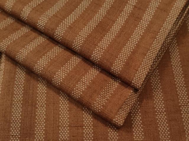 平和屋着物●上質な紬 縞 正絹 逸品 CAAU1673yc