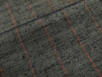 平和屋着物●上質な紬　縞　正絹　逸品　CAAU1693yc