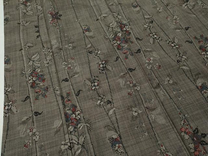 平和屋着物●本場大島紬 7マルキ 枝花文 正絹 逸品 CAAU1729yc