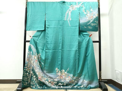 平和屋着物●訪問着 辻が花 暈し染め 金銀彩 正絹 逸品 CAAU1784yc