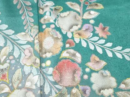 平和屋着物●訪問着 辻が花 暈し染め 金銀彩 正絹 逸品 CAAU1784yc