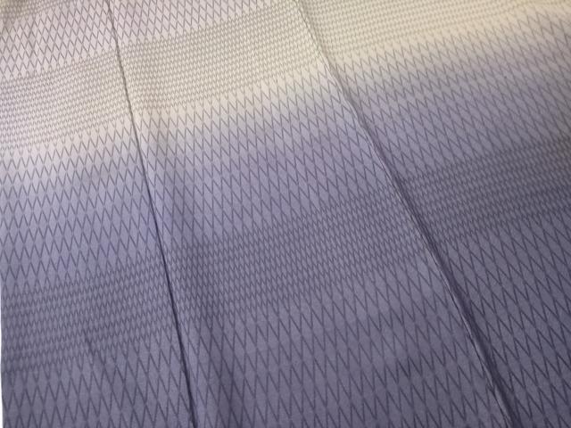 平和屋着物●訪問着 菱吉祥文 暈し染め 正絹 逸品 CAAU1785yc