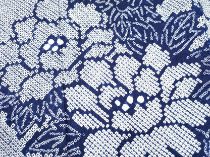 平和屋着物●名門 藤娘きぬたや・総絞り 振袖 草花文 暈し染め 正絹 逸品 CAAU1801yc