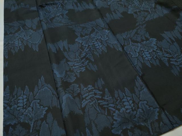 平和屋着物●本場大島紬 7マルキ 樹林文 正絹 逸品 CAAU1817yc