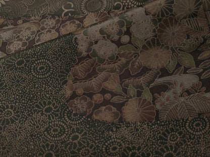 平和屋着物●訪問着 花唐草文 正絹 逸品 CAAU1867yc