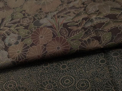 平和屋着物●訪問着 花唐草文 正絹 逸品 CAAU1867yc