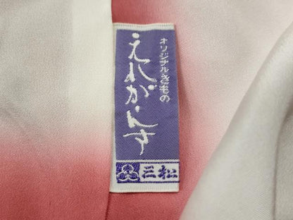 平和屋着物●訪問着 扇面草花文 正絹 逸品 CAAU1920yc