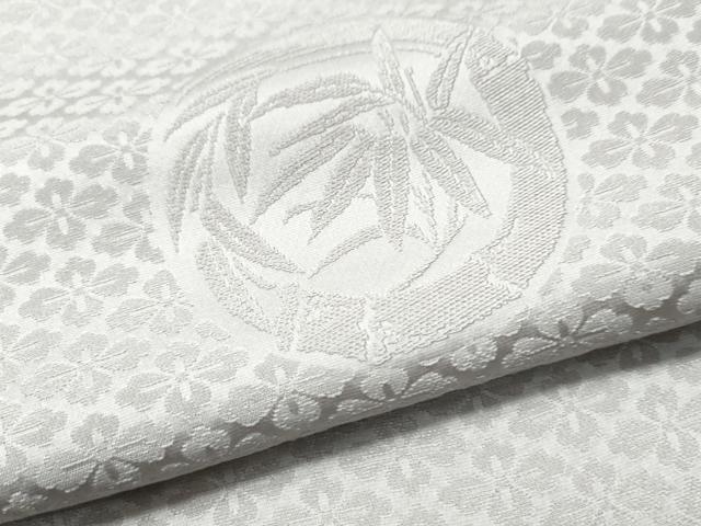平和屋着物●無地絵羽訪問着 花菱笹竹丸文 牡丹鼠色 ほていや扱い 正絹 逸品 未使用 CAAU1969yc