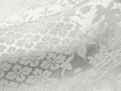 平和屋着物●無地絵羽訪問着 花菱笹竹丸文 牡丹鼠色 ほていや扱い 正絹 逸品 未使用 CAAU1969yc