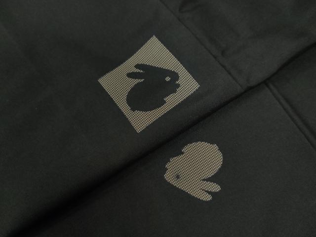 平和屋着物●本場大島紬 兎 正絹 逸品 CAAU1997yc