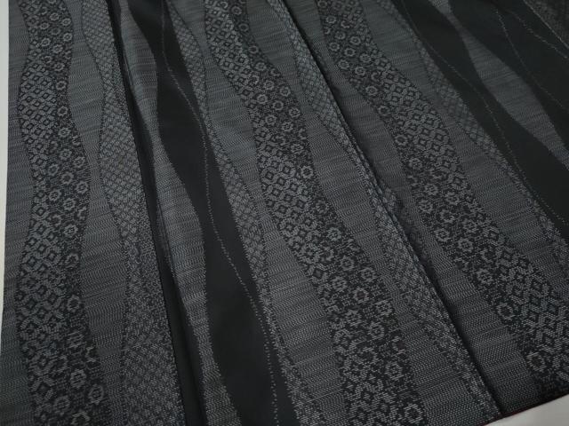 平和屋着物●本場大島紬　立涌吉祥花文　正絹　逸品　CAAU2007yc