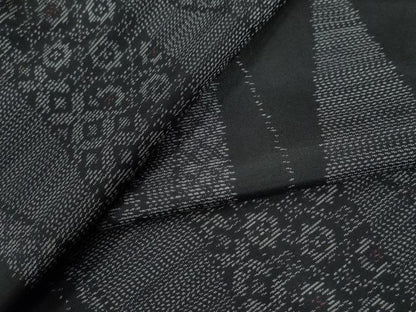 平和屋着物●本場大島紬　立涌吉祥花文　正絹　逸品　CAAU2007yc