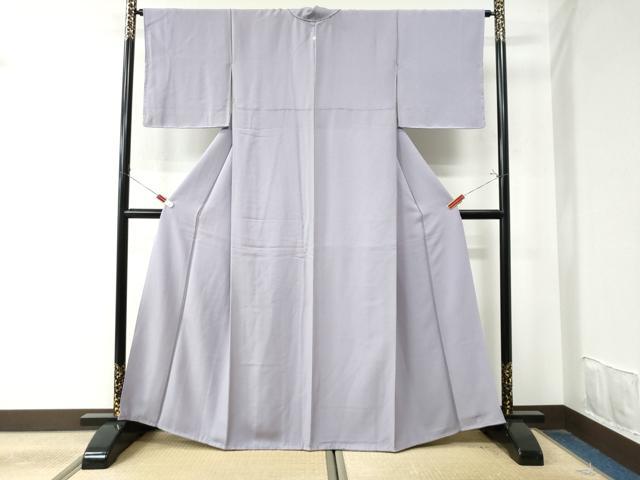 平和屋着物●上質な色無地 白藤色 正絹 逸品 未使用 CAAU2014yc
