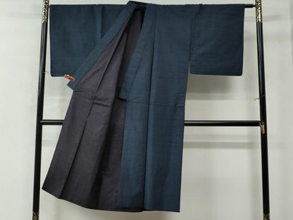 平和屋着物●男性　本場大島紬　アンサンブル　80亀甲　総詰め　正絹　逸品　CAAU2036yc