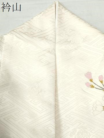平和屋着物●豪華振袖　駒刺繍　枝桜文　金彩　正絹　逸品　CAAU2070yc