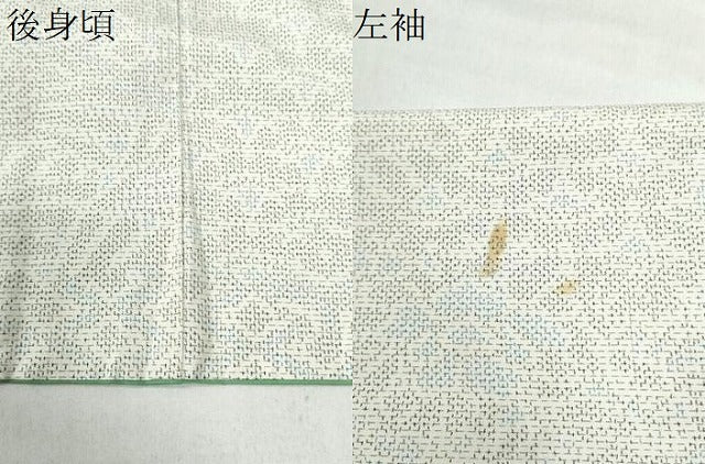 平和屋着物●上質な紬 吉祥花文 正絹 逸品 未使用 CAAU2129yc