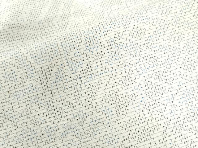 平和屋着物●上質な紬 吉祥花文 正絹 逸品 未使用 CAAU2129yc