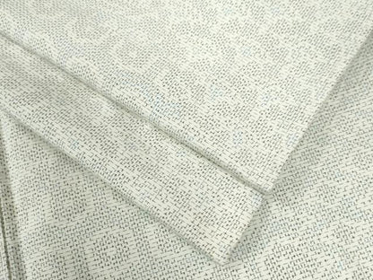 平和屋着物●上質な紬 吉祥花文 正絹 逸品 未使用 CAAU2129yc