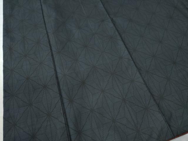 平和屋着物●本場大島紬 7マルキ 麻の葉文様 正絹 逸品 CAAU2139yc