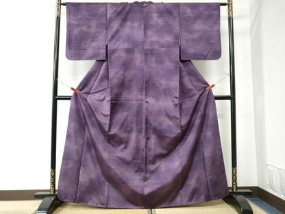 平和屋着物●上質な紬 霞文 正絹 逸品 CAAU2161yc