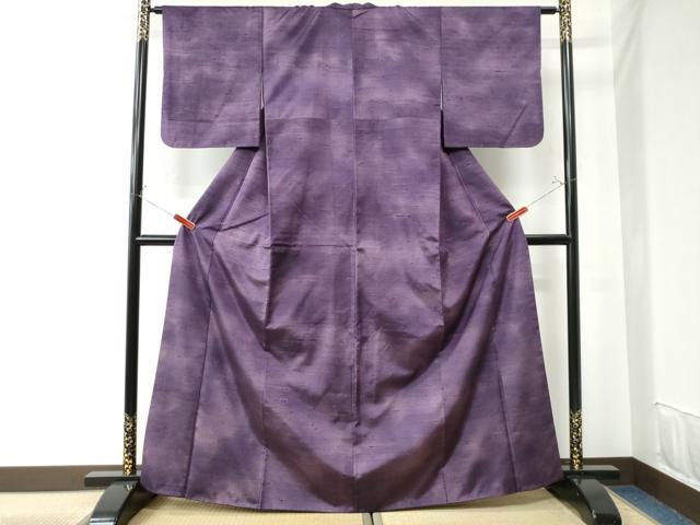 平和屋着物●上質な紬 霞文 正絹 逸品 CAAU2161yc