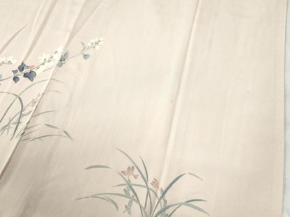 平和屋着物●訪問着 友禅 枝花文 暈し染め 正絹 逸品 CAAU2226yc