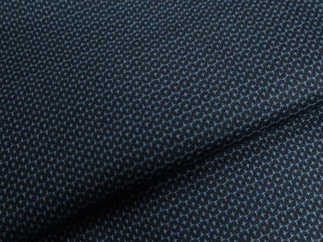 平和屋着物●男性　お召　アンサンブル　100亀甲　正絹　逸品　未使用　CAAU2262yc
