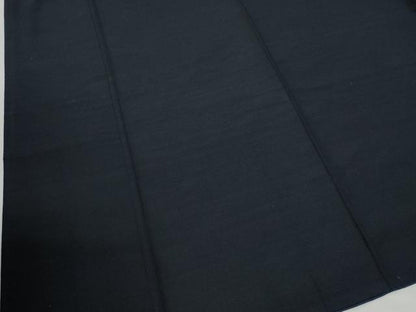 平和屋着物●男性　紬　アンサンブル　色無地　留紺色　正絹　逸品　CAAU2265yc