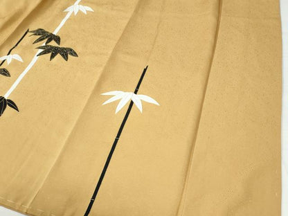 平和屋着物●訪問着 雪輪鹿の子笹竹文 金銀彩 正絹 逸品 CAAU2316yc
