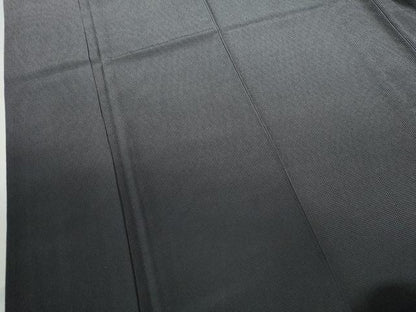 平和屋着物●訪問着　江戸小紋　角通し　暈し染め　黒地　正絹　逸品　CAAU2376yc