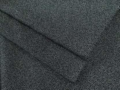 平和屋着物●江戸小紋 吉祥小紋柄 黒地 正絹 逸品 CAAU2387yc