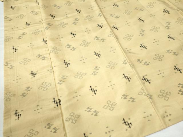 平和屋着物●本場琉球絣　紬　正絹　逸品　CAAU2393yc