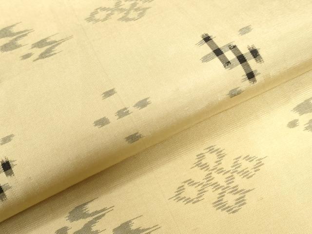 平和屋着物●本場琉球絣　紬　正絹　逸品　CAAU2393yc
