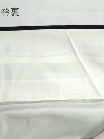 平和屋着物●上質な紬　舞花文　正絹　逸品　未使用　CAAU2411yc