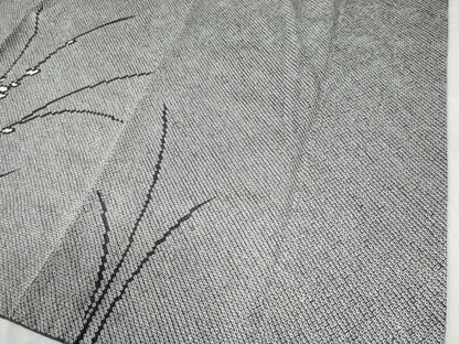 平和屋着物●訪問着 総絞り 刺繍 草花文 金糸 正絹 逸品 CAAU2423yc