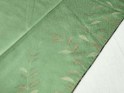 平和屋着物●訪問着 草花丸文 暈し染め 金彩 正絹 逸品 CAAU2441yc