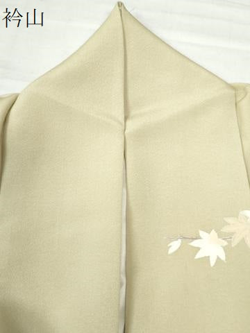 平和屋着物●高級染元　粋峰　林芳夫　京加賀友禅　訪問着　渡り橋松竹梅風景文　暈し染め　正絹　逸品　CAAU2482yc
