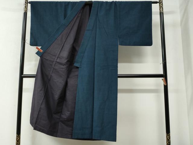 平和屋着物●男性 紬 アンサンブル 霞文 正絹 逸品 CAAU2500yc