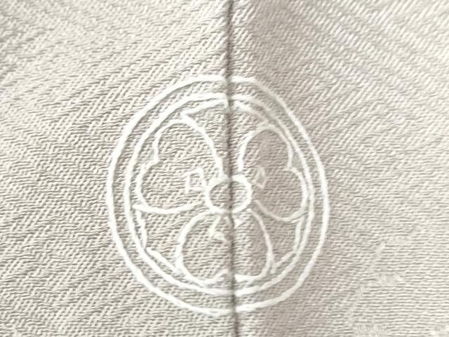 平和屋着物●訪問着　総刺繍　草花文　金糸　正絹　逸品　未使用　CAAU2536yc