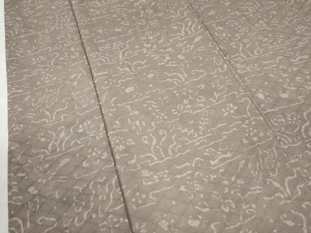 平和屋着物●上質な小紋 吉祥草花文 正絹 逸品 CAAU2551yc
