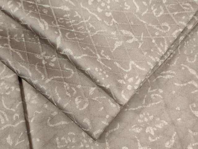 平和屋着物●上質な小紋 吉祥草花文 正絹 逸品 CAAU2551yc